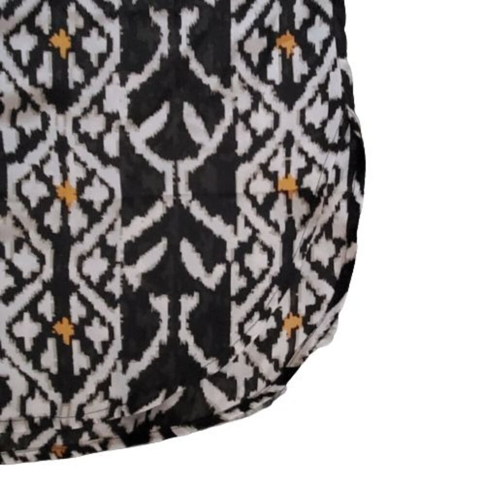 Acrobat Women's 100% Silk Sleeveless Black/White Print Tunic Dress‎ Size Medium - Picture 4 of 10